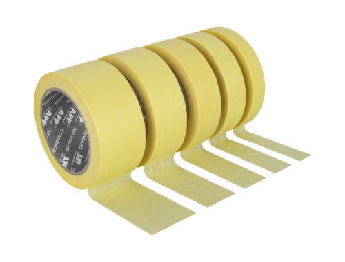 Żółta taśma maskująca papierowa APP Standard 60 rolka 18mm