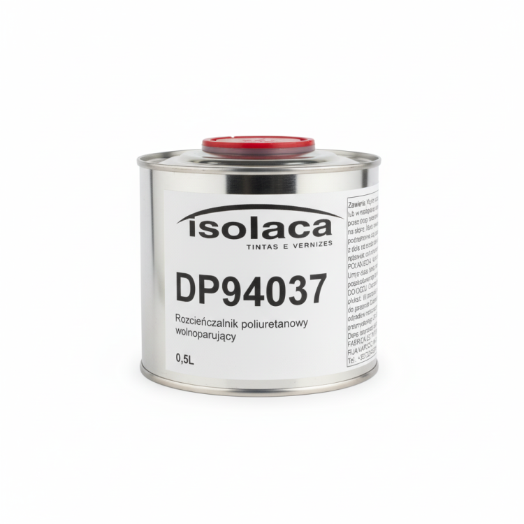 metalowa 0,5l puszka rozcieńczalnika Isolaca DP94037