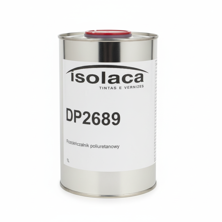 metalowa 1l puszka rozcieńczalnika Isolaca DP2689