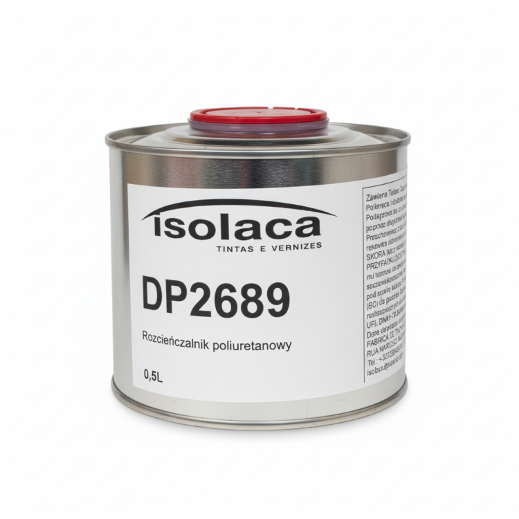 metalowa 0,5l puszka rozcieńczalnika Isolaca DP2689