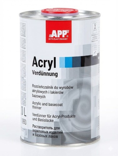 Puszka rozcieńczalnika akrylowego APP Acryl Verdunnung 1L