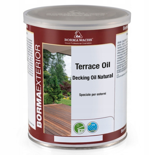 Puszka oleju do tarasów Borma Wachs Terrace Oil 1l
