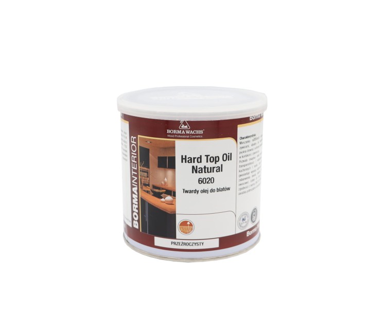 Puszka oleju matowego do blatów Borma Wachs Hard Top Oil Natural 6020