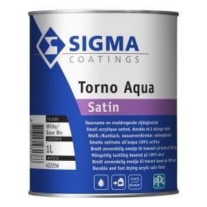 Puszka emalii akrylowej Sigma Torno Aqua Satin 1l zn