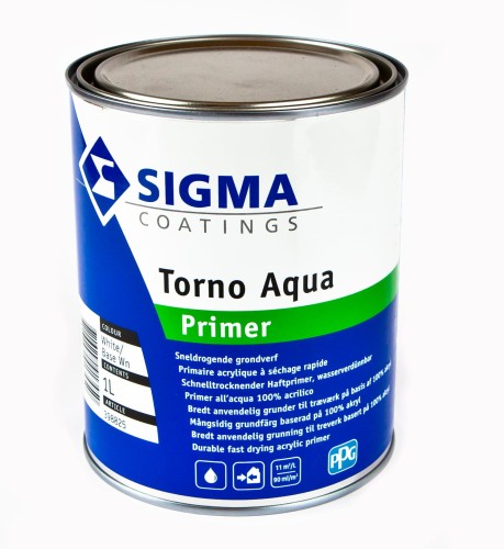 Puszka farby gruntującej do drewna Sigma Torno Primer 1L