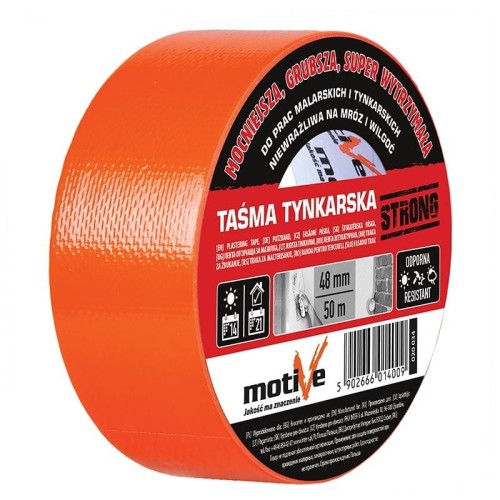 Pomarańczowa taśma tynkarska elewacyjna Motive 48mm