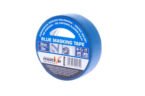 Niebieska taśma malarska Motive Blue Masking Tape UV 38mm