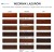 Wzornik lazurów PPG Wood Finishes, część 2: kolory Ciemny Dąb, Wiśnia, Orzech, Palisander - zestaw Sigma Urzędowski