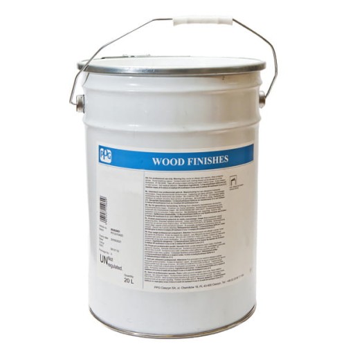 Duże, białe wiadro 20L podkładu izolującego PPG Wood Finishes FE128 QT