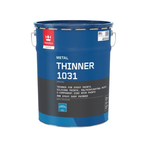 Niebieskie wiadro 20L rozcieńczalnika Tikkurila Thinner 1031 (006 1031) do farb epoksydowych