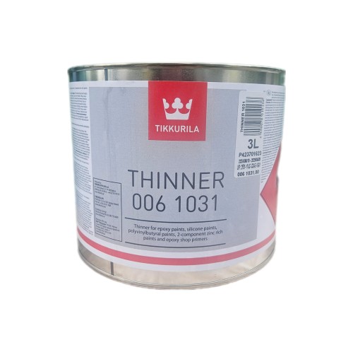 Puszka 3L rozcieńczalnika Tikkurila Thinner 006 1031 do farb epoksydowych i silikonowych