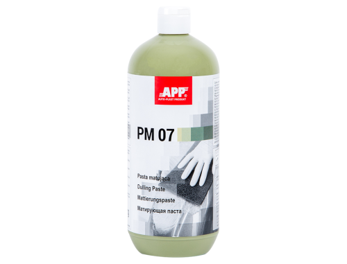 Opakowanie pasty matującej APP PM 07 do lakieru 1kg