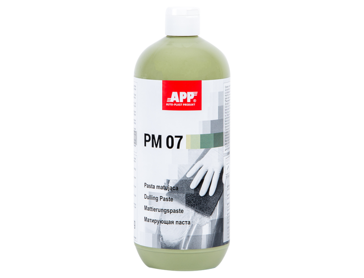 Opakowanie pasty matującej APP PM 07 do lakieru 1kg
