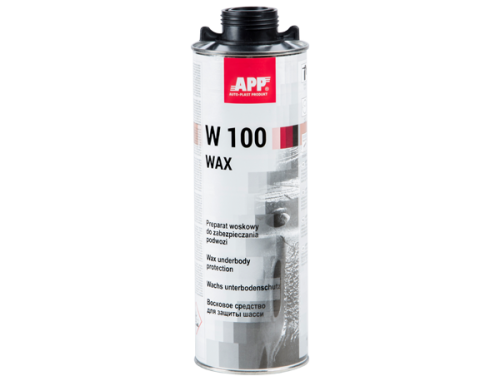 Puszka wosku do podwozia pod pistolet APP W 100 WAX antracyt 1L