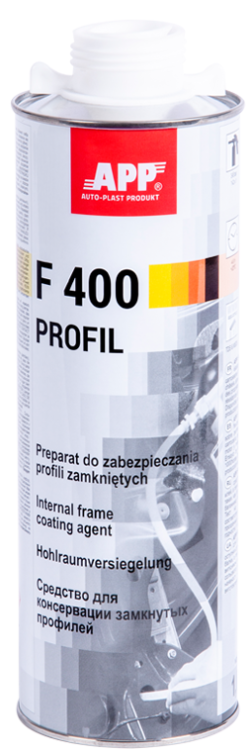 Puszka woskowego preparatu do profili zamkniętych APP F 400 PROFIL 1L