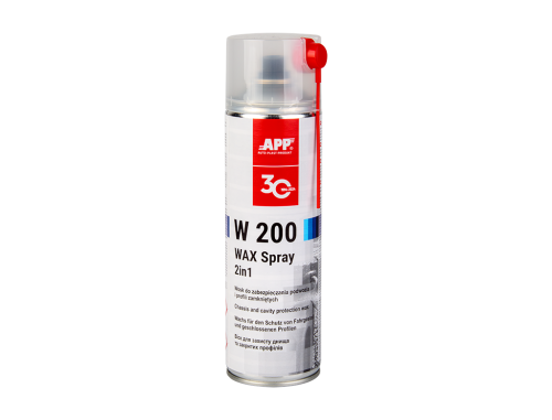 Puszka wosku do podwozia i profili APP W 200 WAX Spray 2in1 z wężykiem