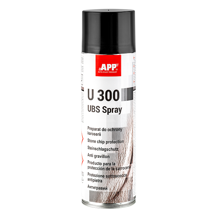 Puszka sprayu baranek do podwozia APP U 300 UBS czarny 500ml