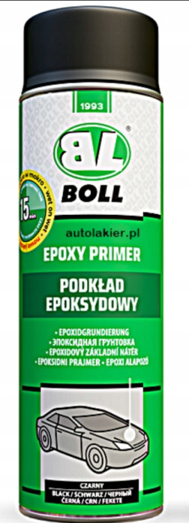 Puszka podkładu epoksydowego w sprayu BOLL 500ml czarny