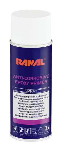 Puszka podkładu epoksydowego w sprayu Ranal 400ml szary