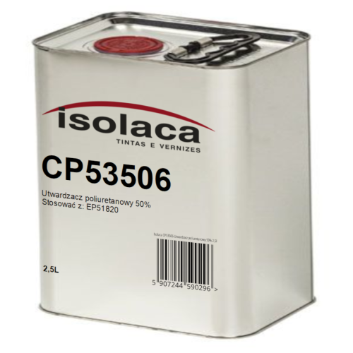 Metalowa 2,5l puszka utwardzacza poliuretanowego 2:1 Isolaca CP53506
