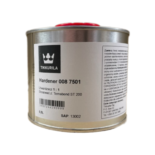 Mała puszka 0,5L utwardzacza Tikkurila Hardener 008 7501 do Temabond ST 200