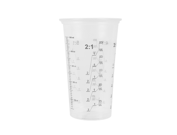 Kubek do mieszania farb i lakierów z podziałką APP Cup Eco 500ml
