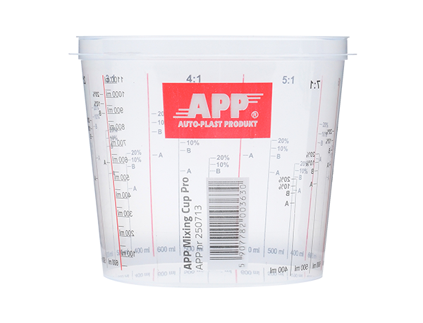Kubek do mieszania farb APP Mixing Cup 2.0 1100ml z wieczkiem