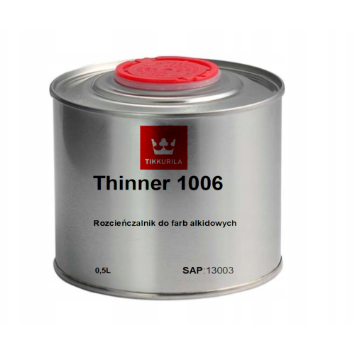 puszka 0,5L rozcieńczalnika Tikkurila Thinner 1006 do farb